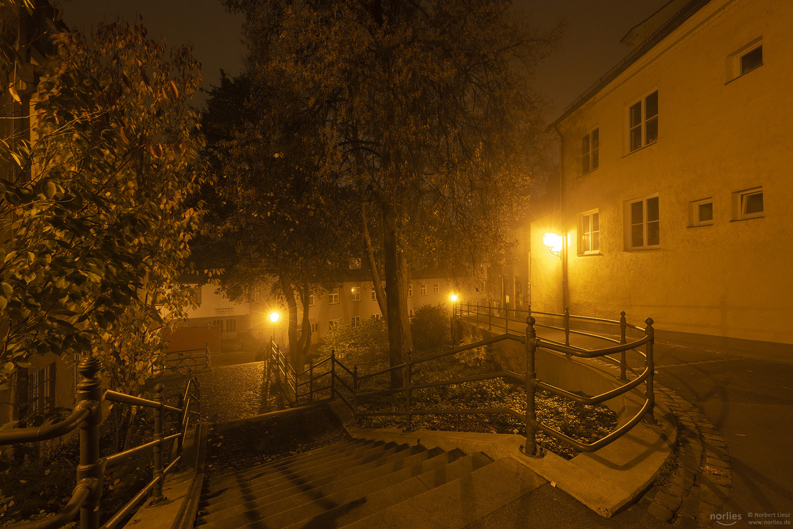 Treppe mit Lichter