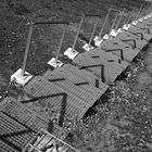 Treppe mit wegweisenden Schatten