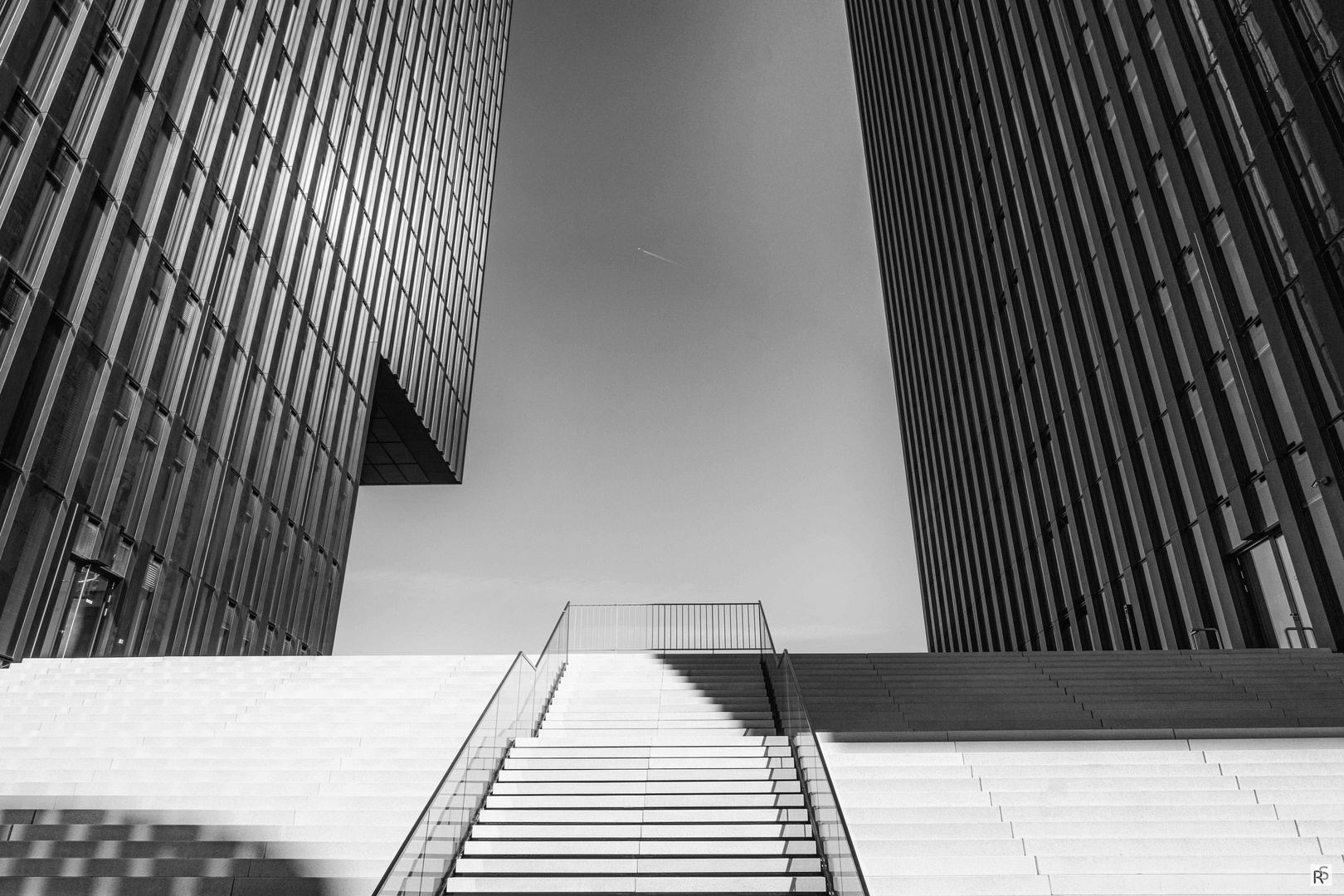 Treppe neben Hyatt Regency Hotel