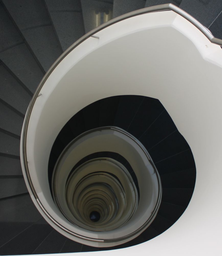 Treppe oder Schneckenhaus