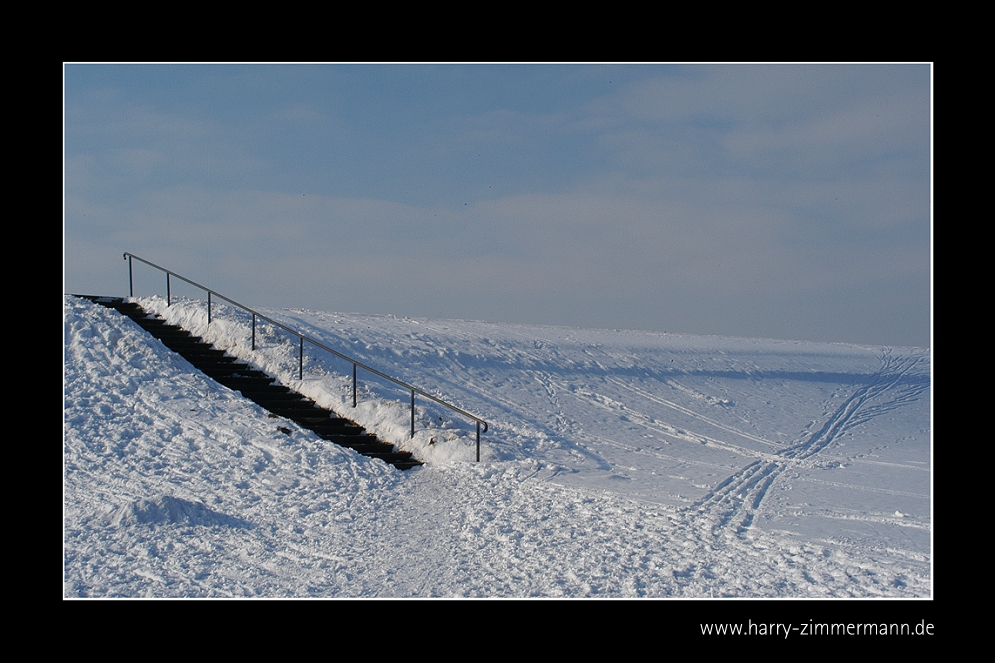 Treppe oder Ski