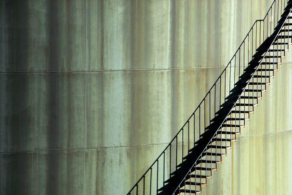 Treppe/ Öltank