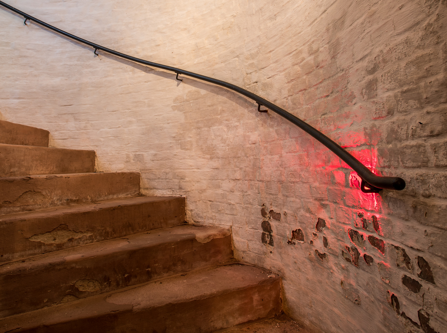 Treppe - rote LED