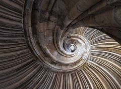 Treppe Schloß Hartenfels in Torgau