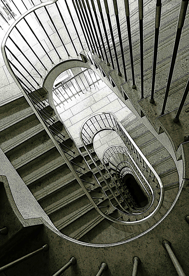 Treppe um Treppe