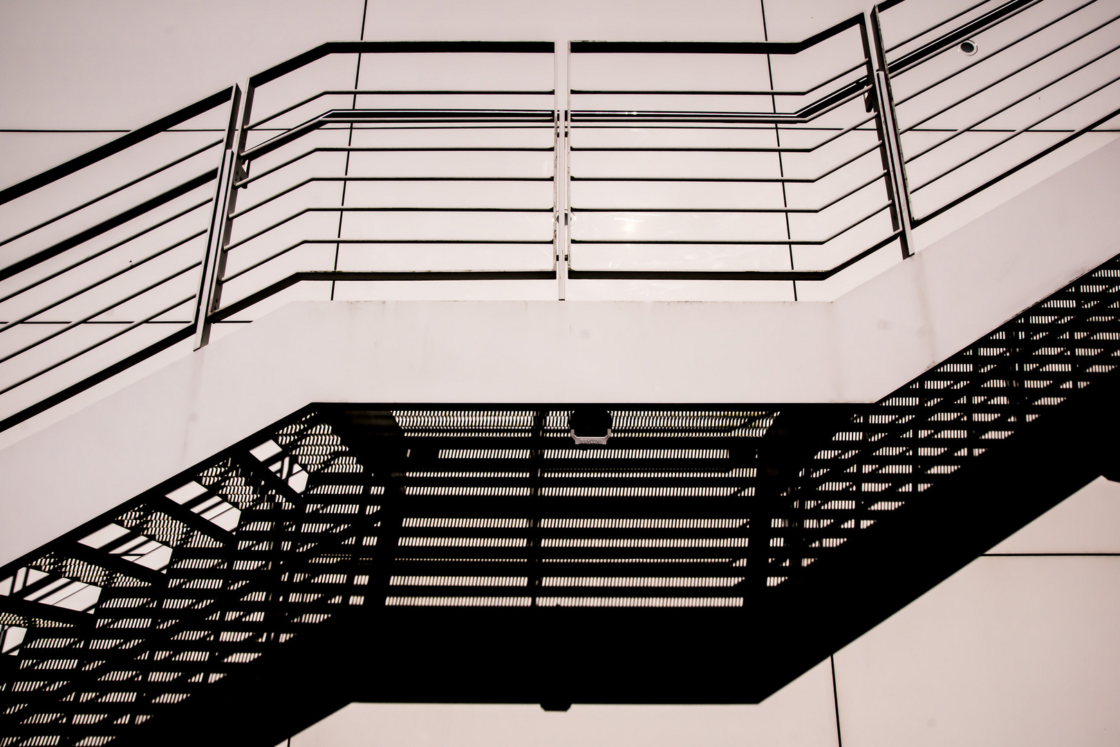 Treppe und ihr Schatten