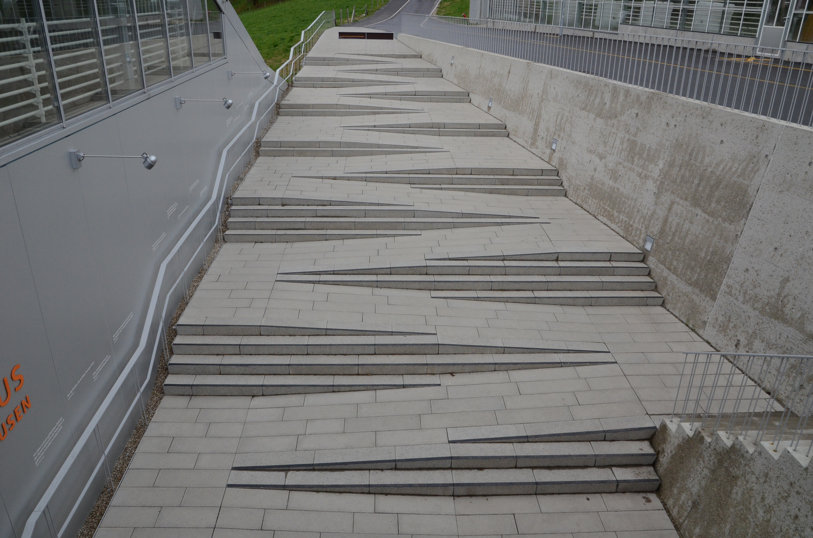 Treppe und Rampe