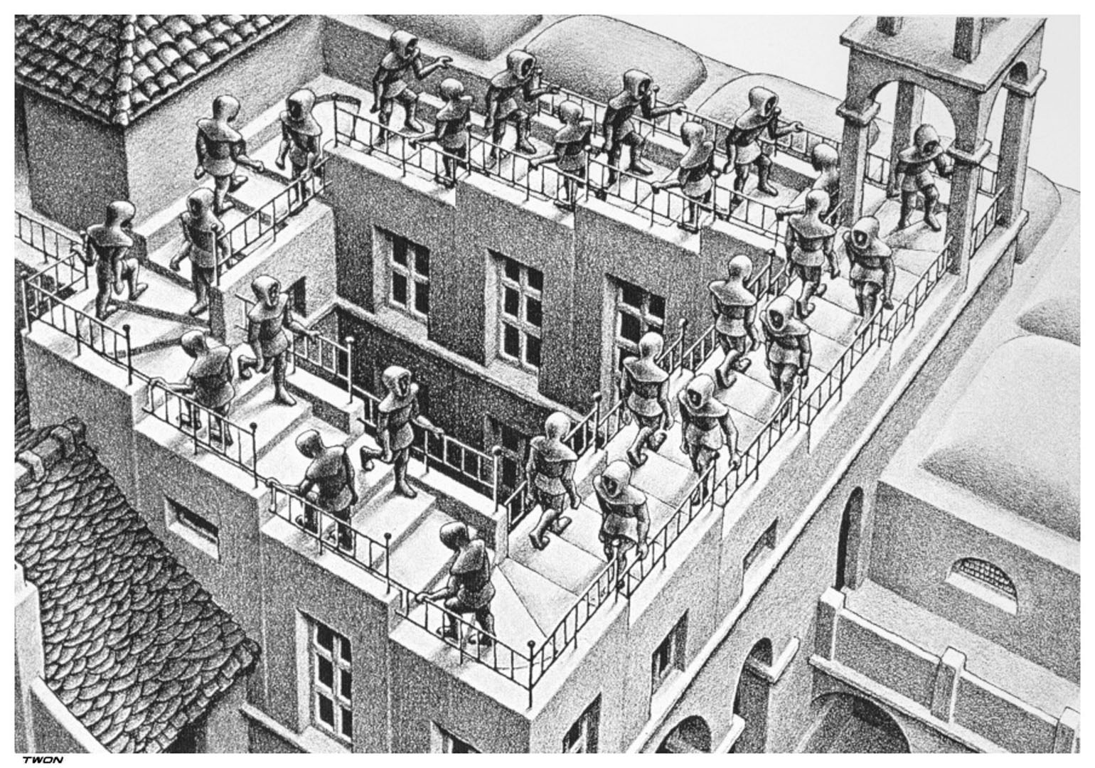 Treppe von M.C. Escher