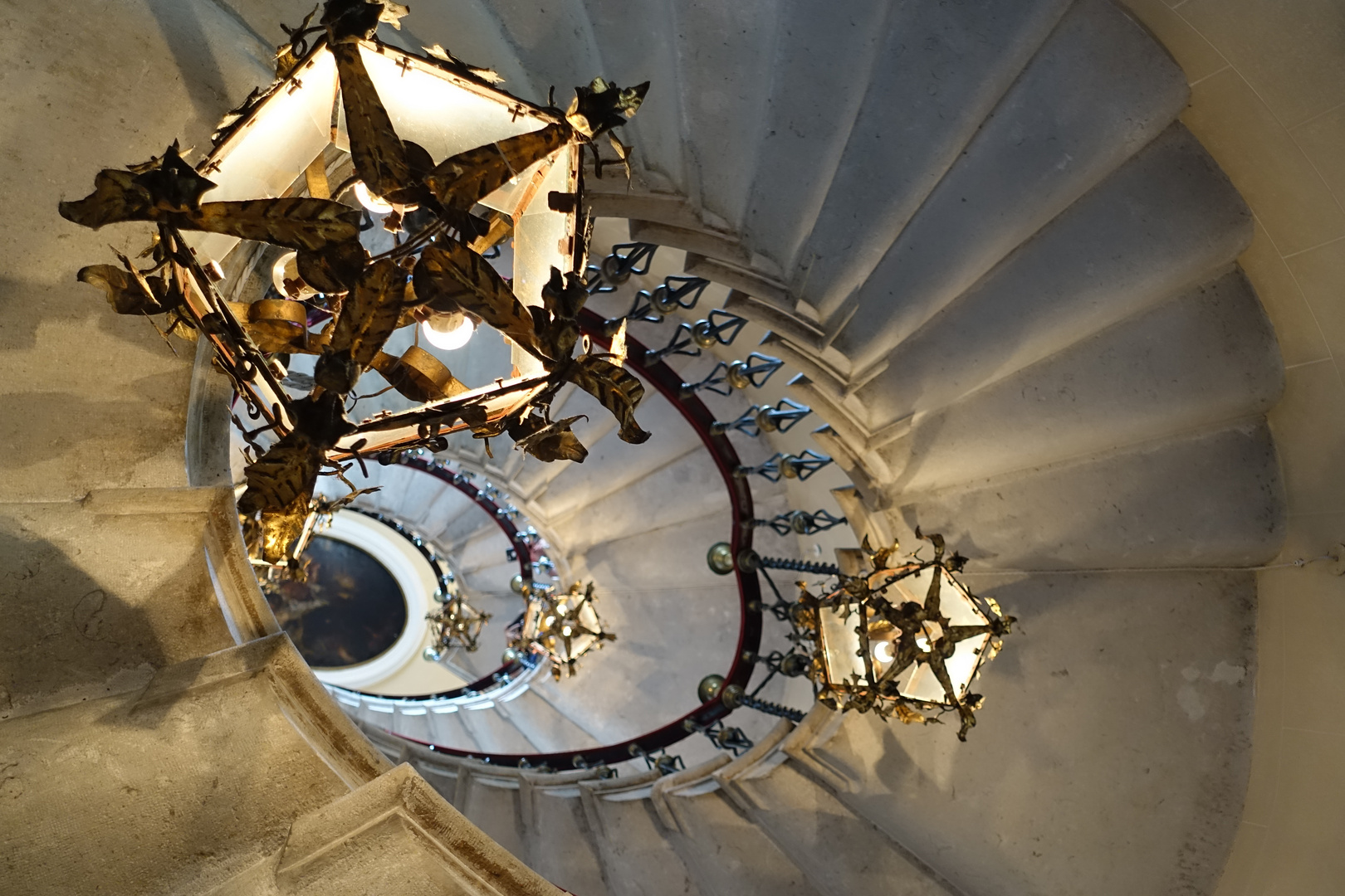 Treppe von Palladio im Schloss Duino