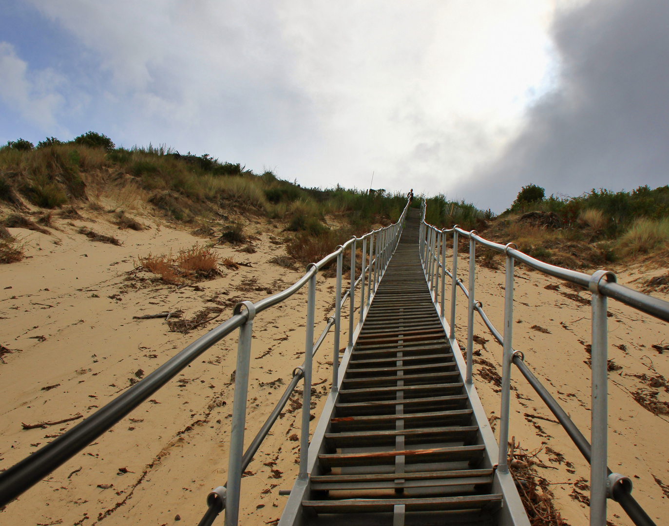 Treppe von unten