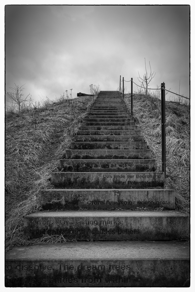 Treppe zum Aussichtspunkt