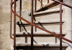 Treppe zum Burgturm