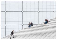 Treppe zum Grande Arche