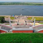 Treppe zum Kremlin in Nizhny Novgorod