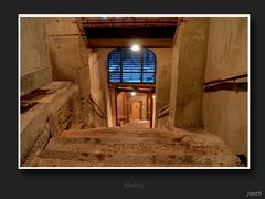 Treppe zum Mazili in Bern