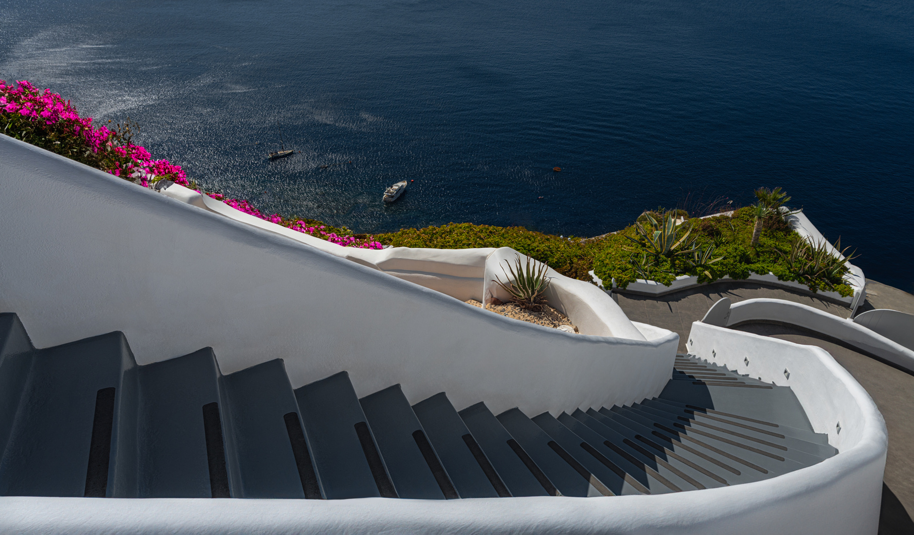 Treppe zum Meer