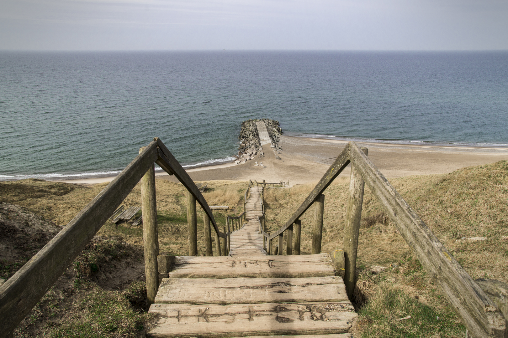 Treppe zum Meer