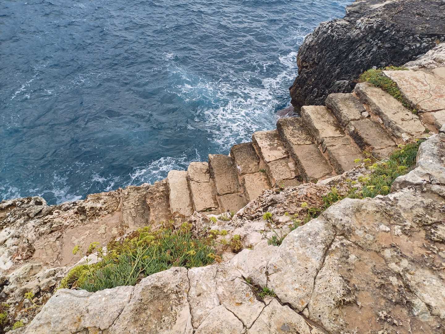 Treppe zum Meer....Cala Figuera 