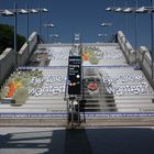 Treppe zum Messegelände Berlin