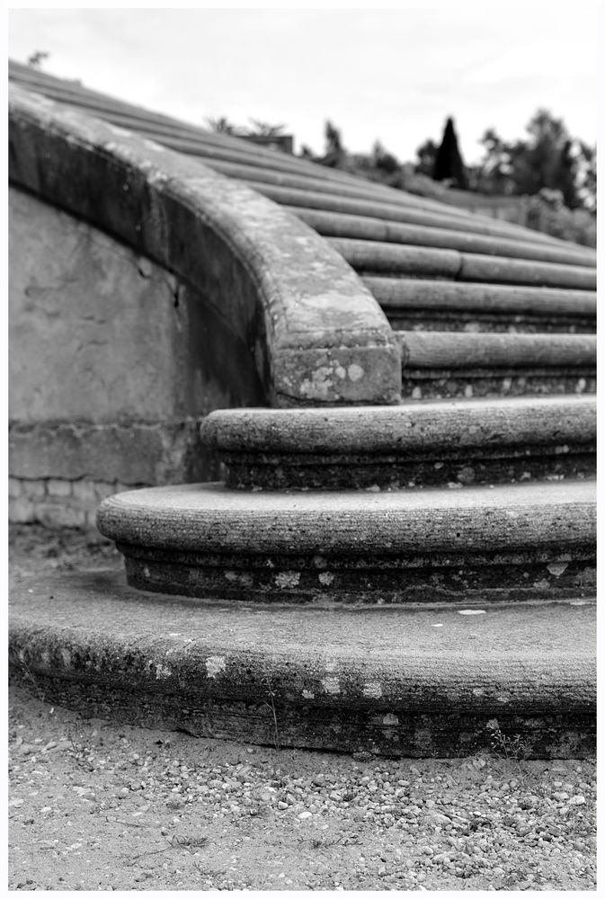 Treppe zum Park