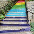 Treppe zum Regenbogen