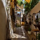 Treppe zum Restaurant 