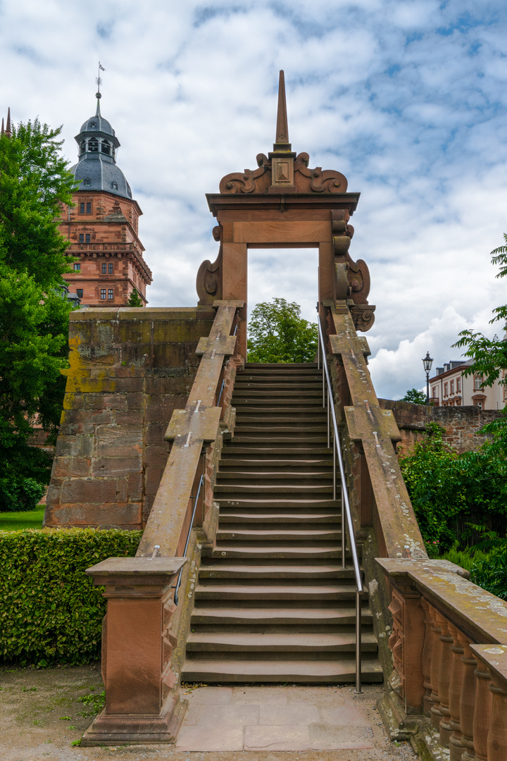 Treppe zum Schloß