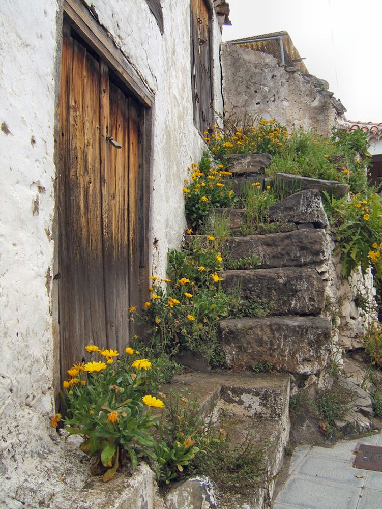 Treppe zum Speicher