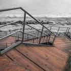 Treppe zum Strand