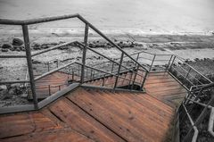 Treppe zum Strand