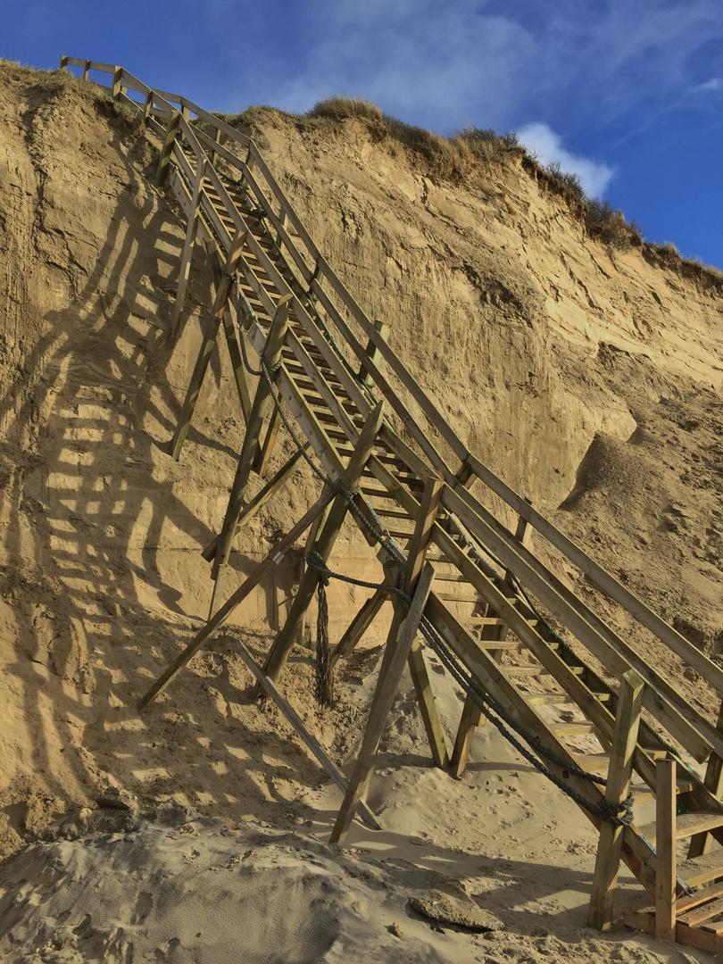 Treppe zum Strand