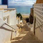 Treppe zum Strand