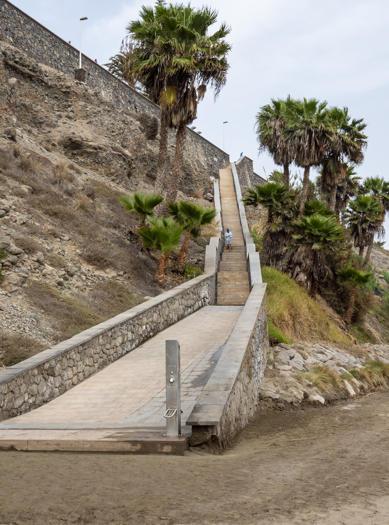 Treppe zum Strand