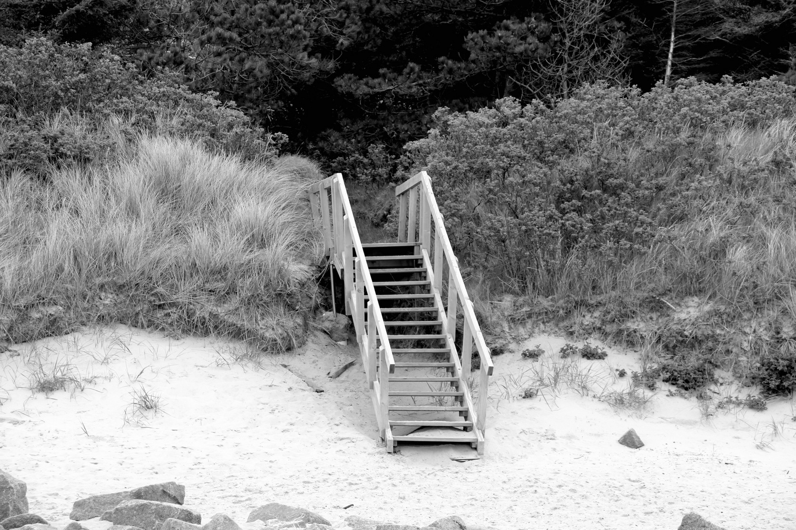 Treppe zum Strand