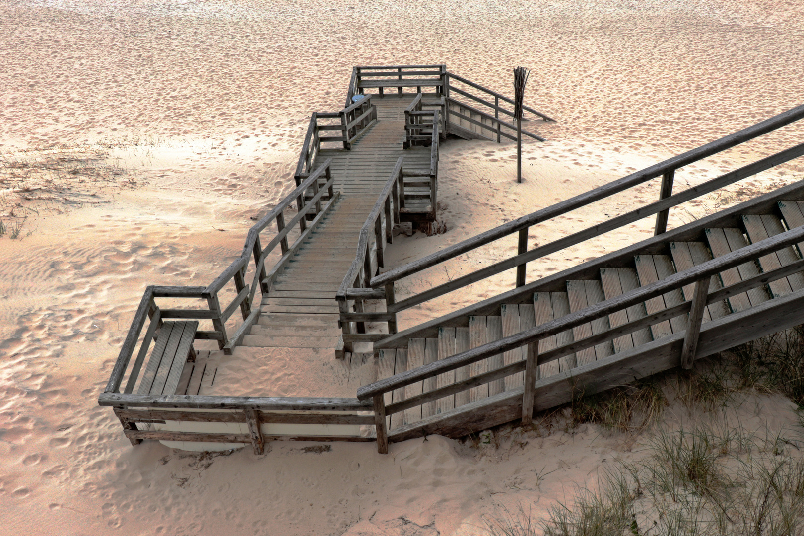 Treppe zum Strand