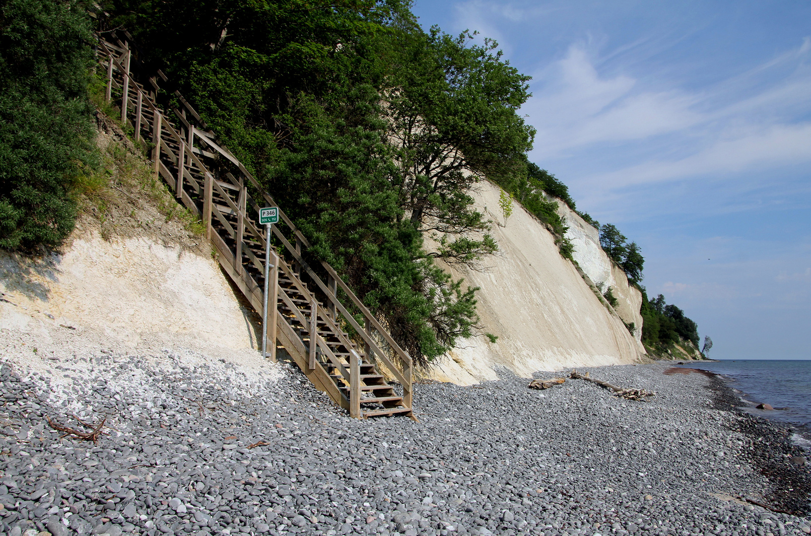 Treppe zum Strand