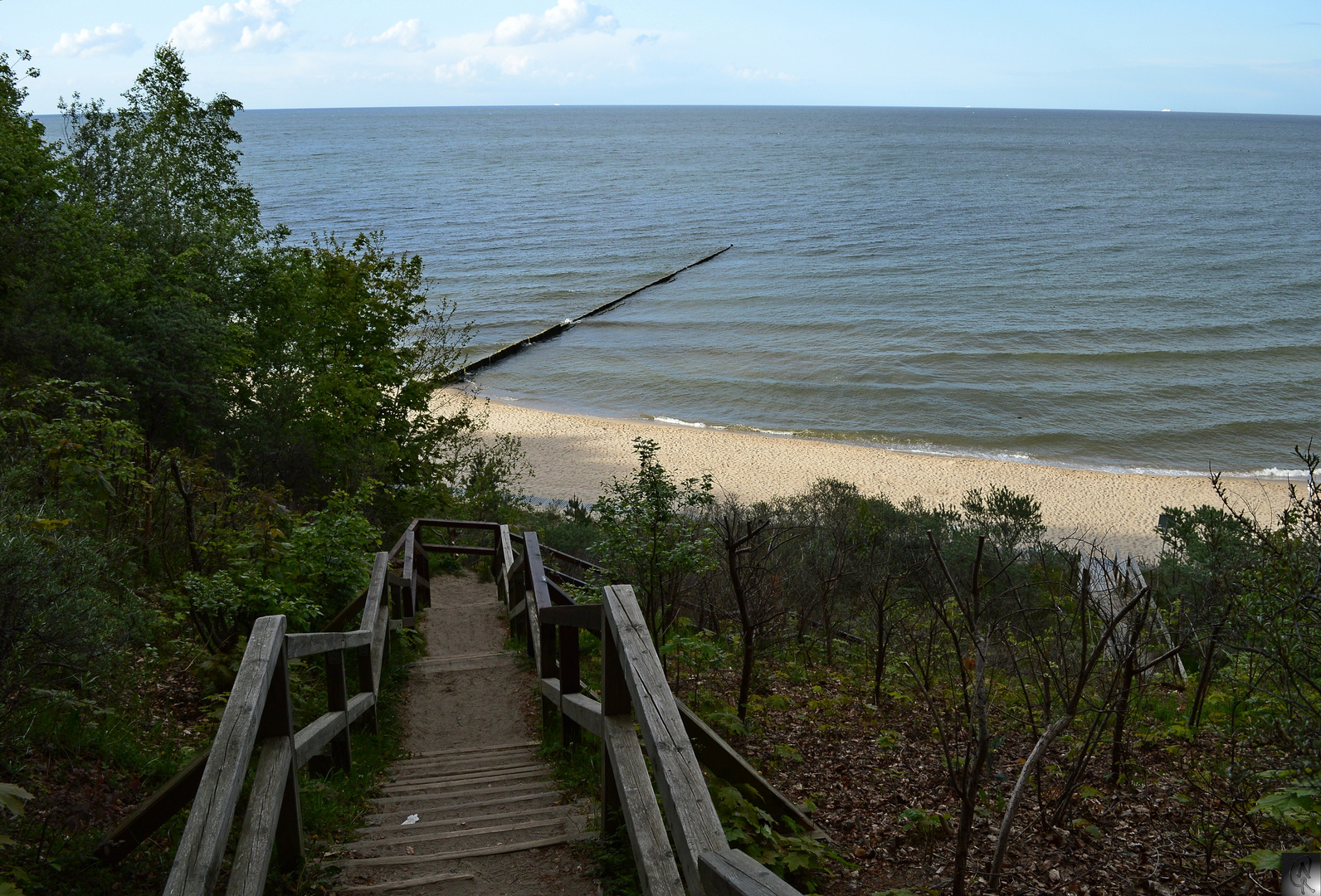 Treppe zum Strand