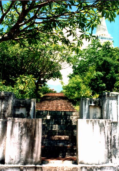 Treppe zum Tempel