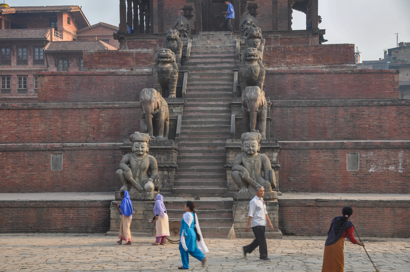 Treppe zum Tempel