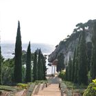 Treppe zum "Tempel" im Garten Mar i Murtra