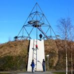 Treppe zum Tetraeder.