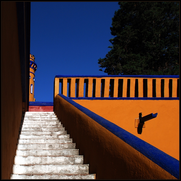 Treppe zum Turm