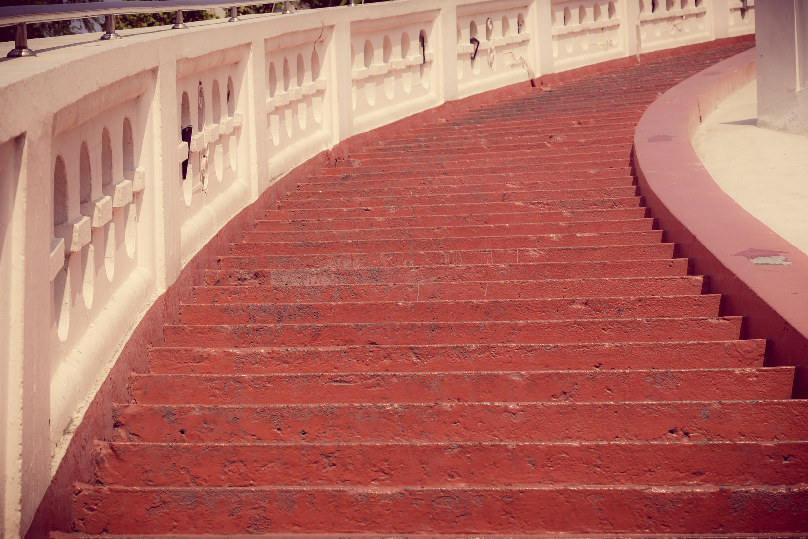 Treppe zum Wat Saket