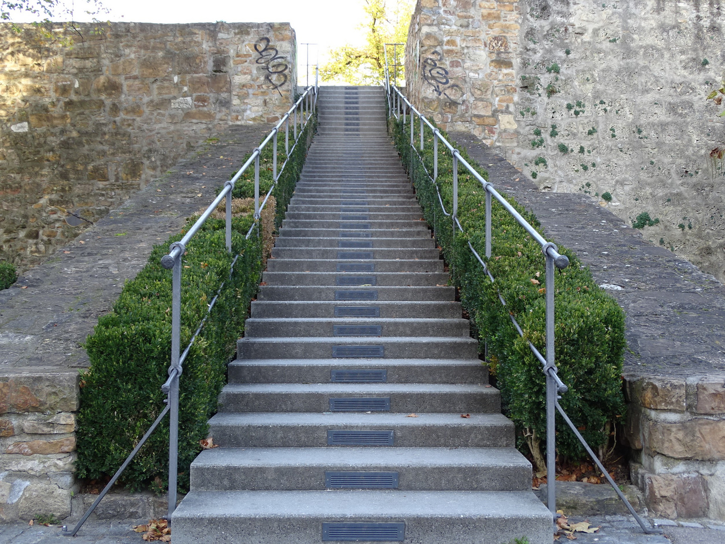 Treppe zur Bastion in Kirchheim u. Teck