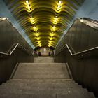 Treppe zur Mülheimer U-Bahn