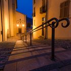 Treppe zur Piazza von Canobbio Italien