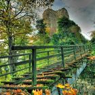 Treppe zur Ruine