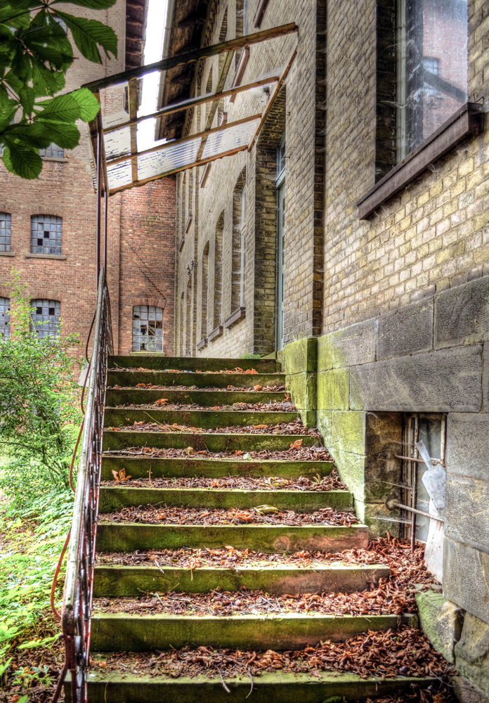 Treppe zur Vergangenheit