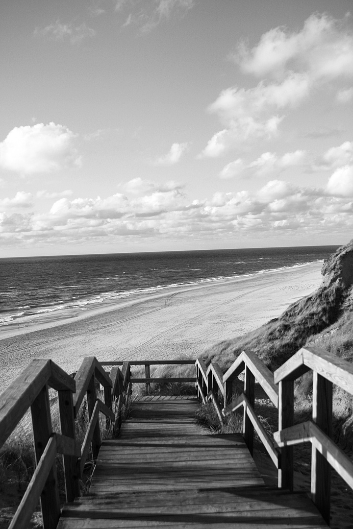 Treppen am Kliff