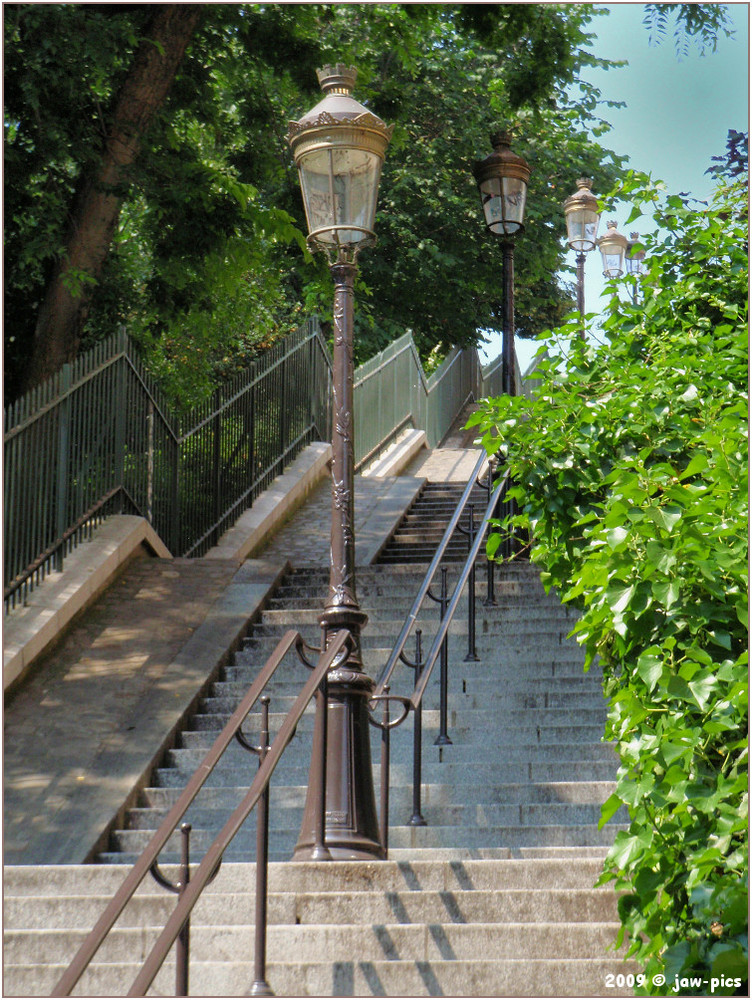 Treppen am Montmartre